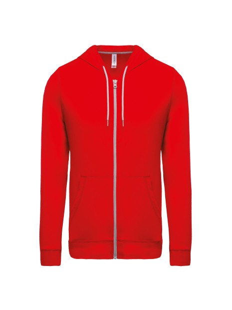 KARIBAN Veste coton légère à capuche /api/colors/c953313a-9c9d-493b-934e-ddcf8fada2ae personnalisable