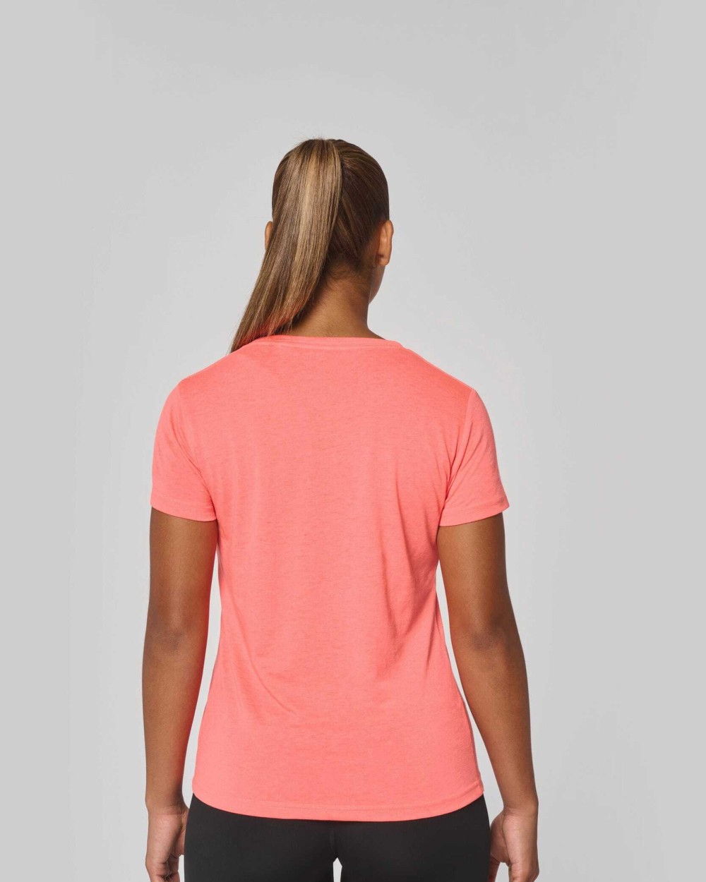 T-shirts PROACT Damessport-T-shirt triblend met ronde hals voor bedrukking &amp; borduring