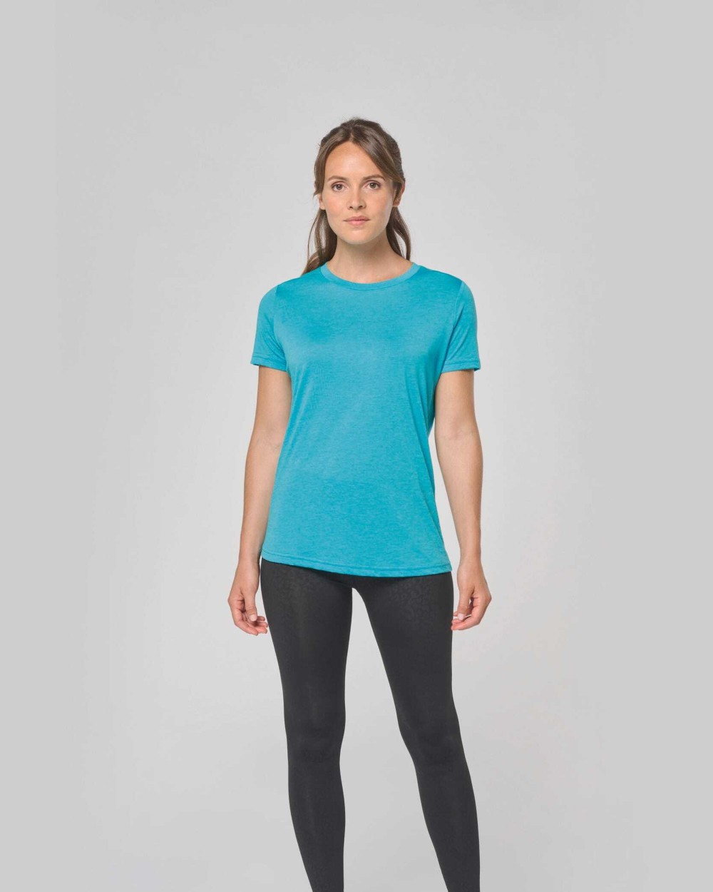 PROACT Damen-Triblend-Sportshirt mit Rundhalsausschnitt T-Shirts personalisierbar