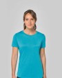 T-shirts PROACT Damessport-T-shirt triblend met ronde hals voor bedrukking &amp; borduring