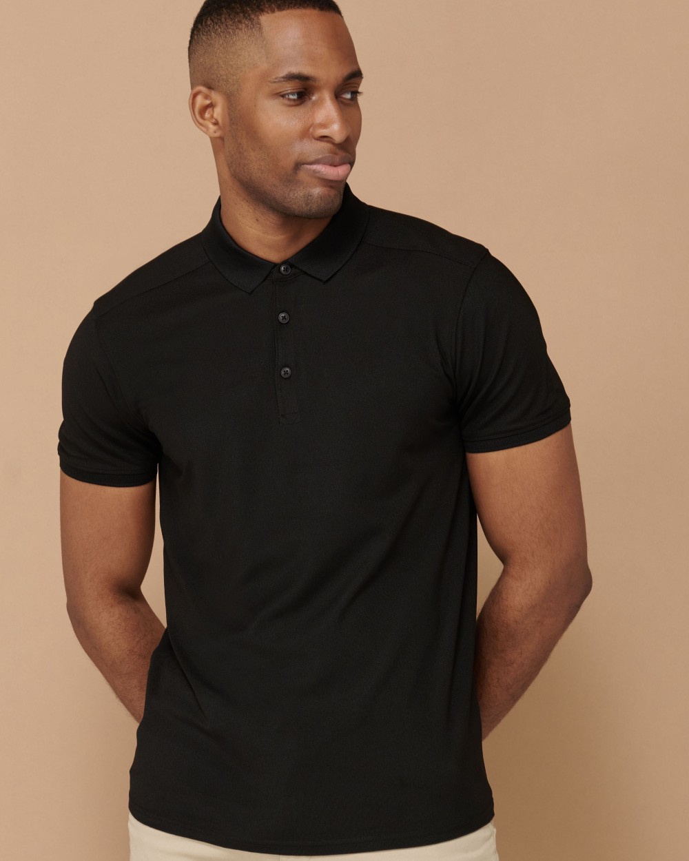 Polos personnalisable HENBURY MEN’S STRETCH POLYESTER POLO SHIRT