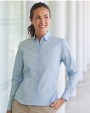 HENBURY LADIES' LONG SLEEVED 'COTTON FEEL' COOLPLUS® SHIRT Hemden personalisierbar