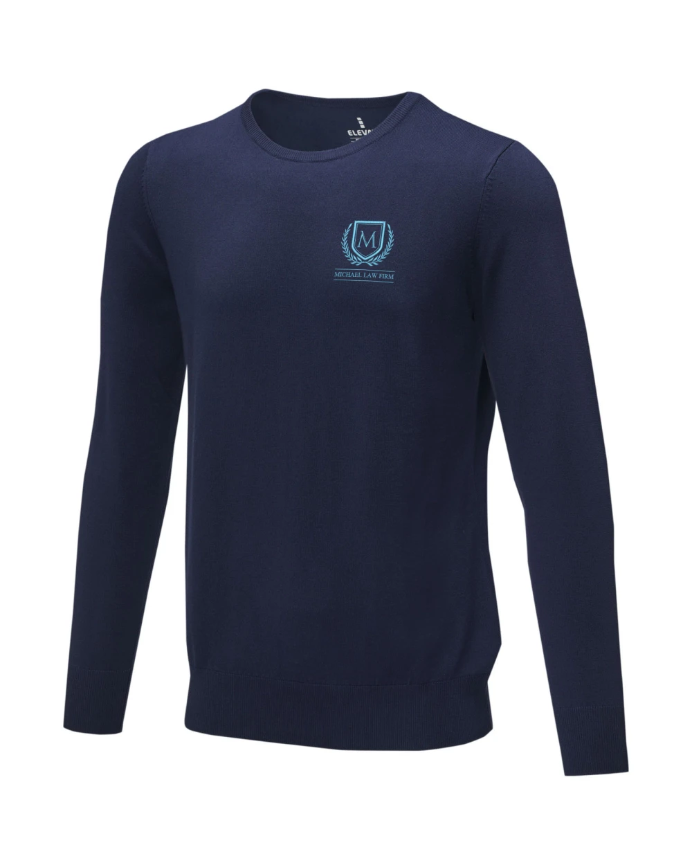 Pulls personnalisable ELEVATE Pull à col ras du cou Merrit pour homme