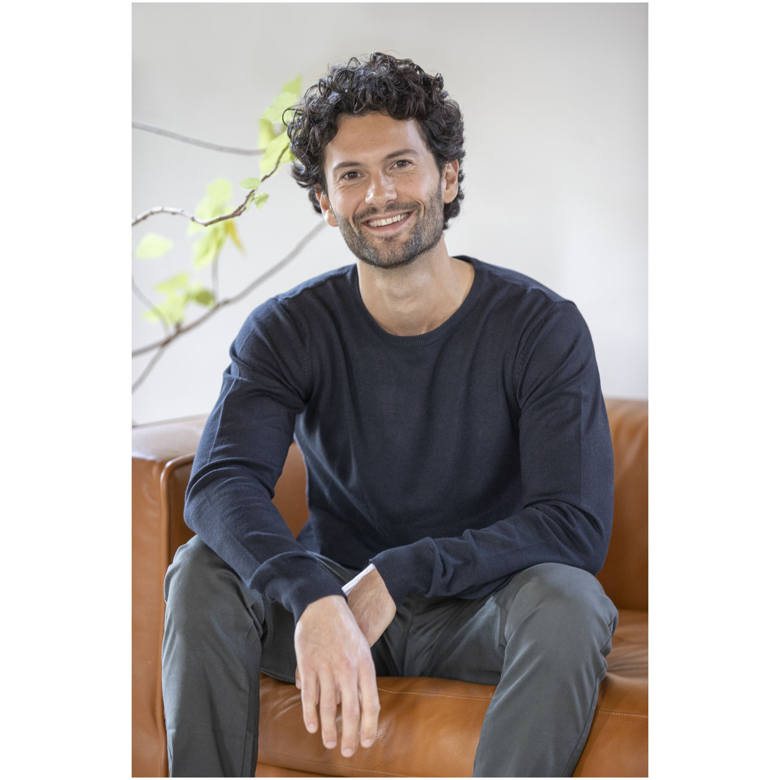 Truien ELEVATE Merrit herenpullover met crewneck voor bedrukking &amp; borduring