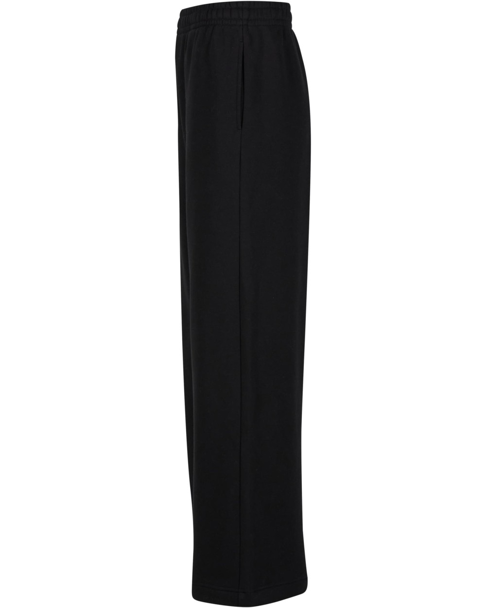 Broeken BUILD YOUR BRAND Ladies Wideleg Sweatpants voor bedrukking &amp; borduring