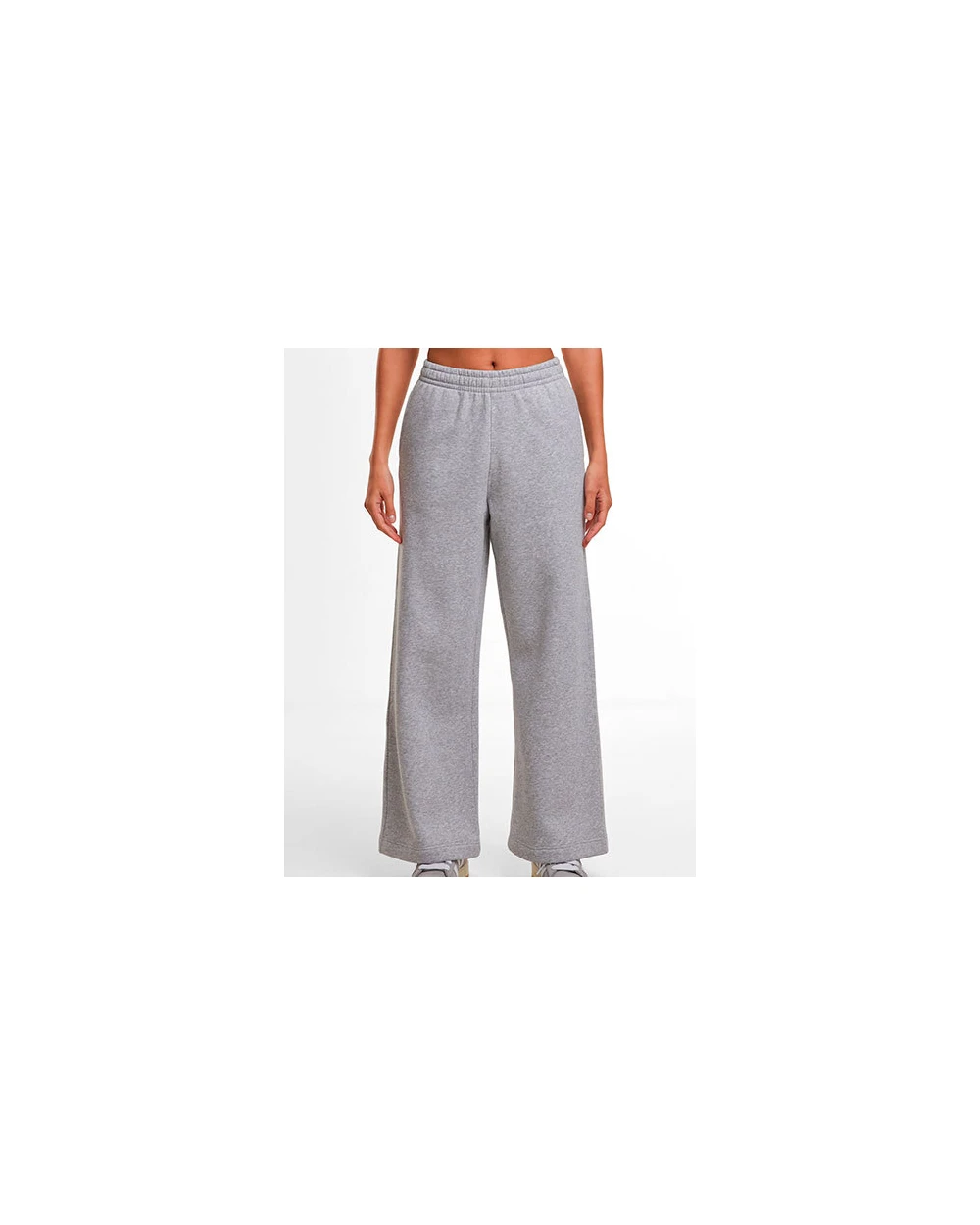Broeken BUILD YOUR BRAND Ladies Wideleg Sweatpants voor bedrukking &amp; borduring
