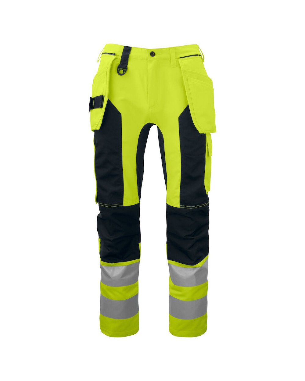 Broeken PROJOB 6513 SIGNALISATIEBROEK MET KNIEZAKKEN EN SPIJKERZAKKEN EN ISO 20471 KLASSE 2 voor bedrukking &amp; borduring