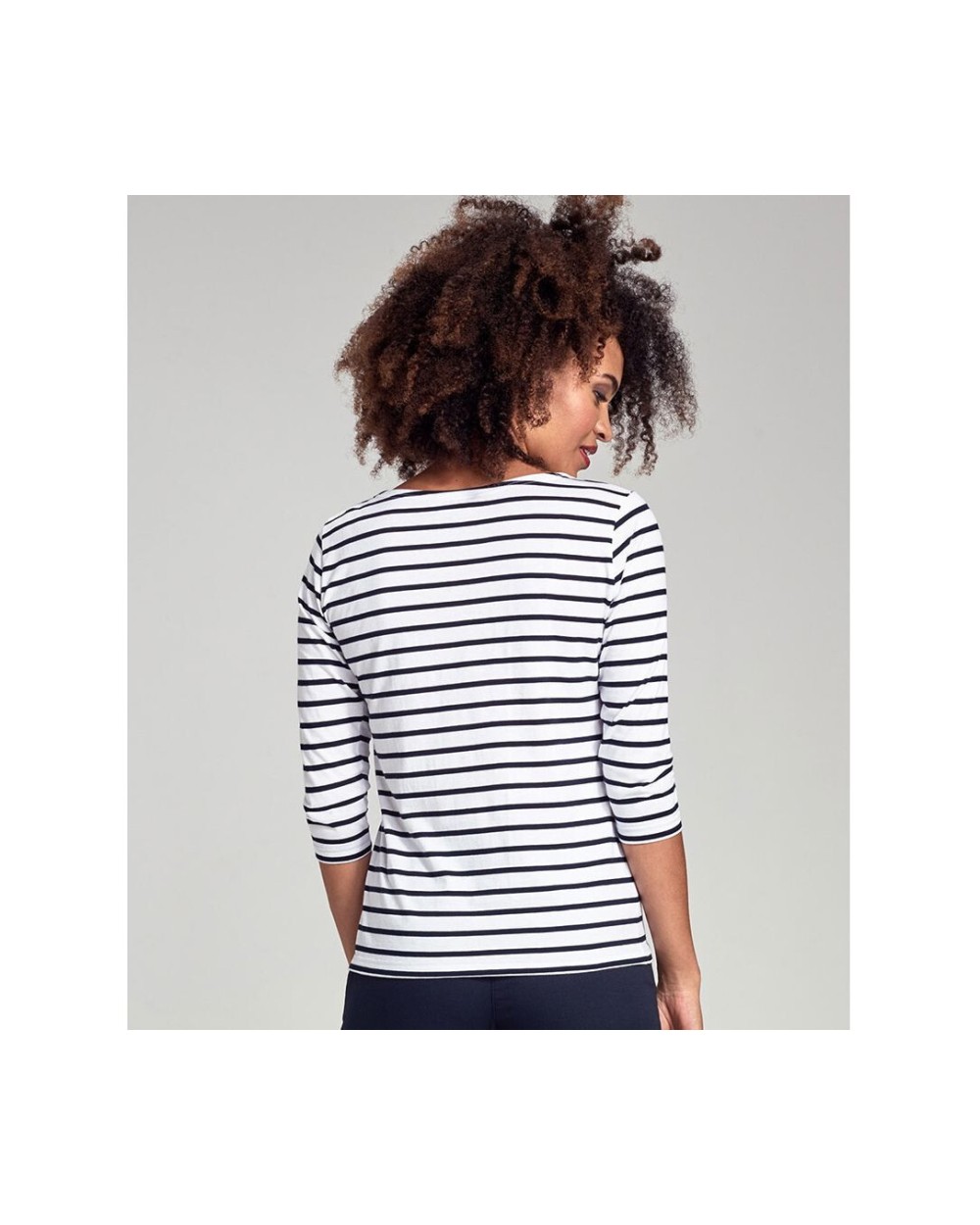 ARMOR LUX SHIRT IM MARINE-STIL 3/4 ARMELN "CAP COZ" T-Shirts personalisierbar