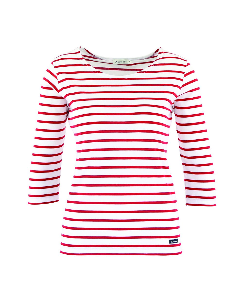 T-shirts ARMOR LUX "CAP COZ" 3/4 LENGTH SLEEVE BRETON STRIPED T-SHIRT voor bedrukking &amp; borduring