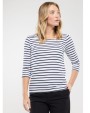 ARMOR LUX SHIRT IM MARINE-STIL 3/4 ARMELN "CAP COZ" T-Shirts personalisierbar