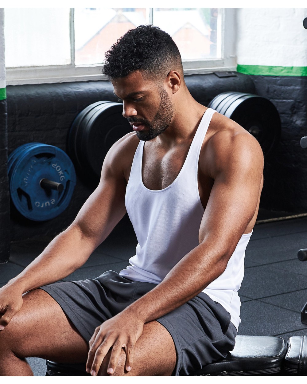 T-shirts AWDIS Cool Muscle Vest voor bedrukking &amp; borduring