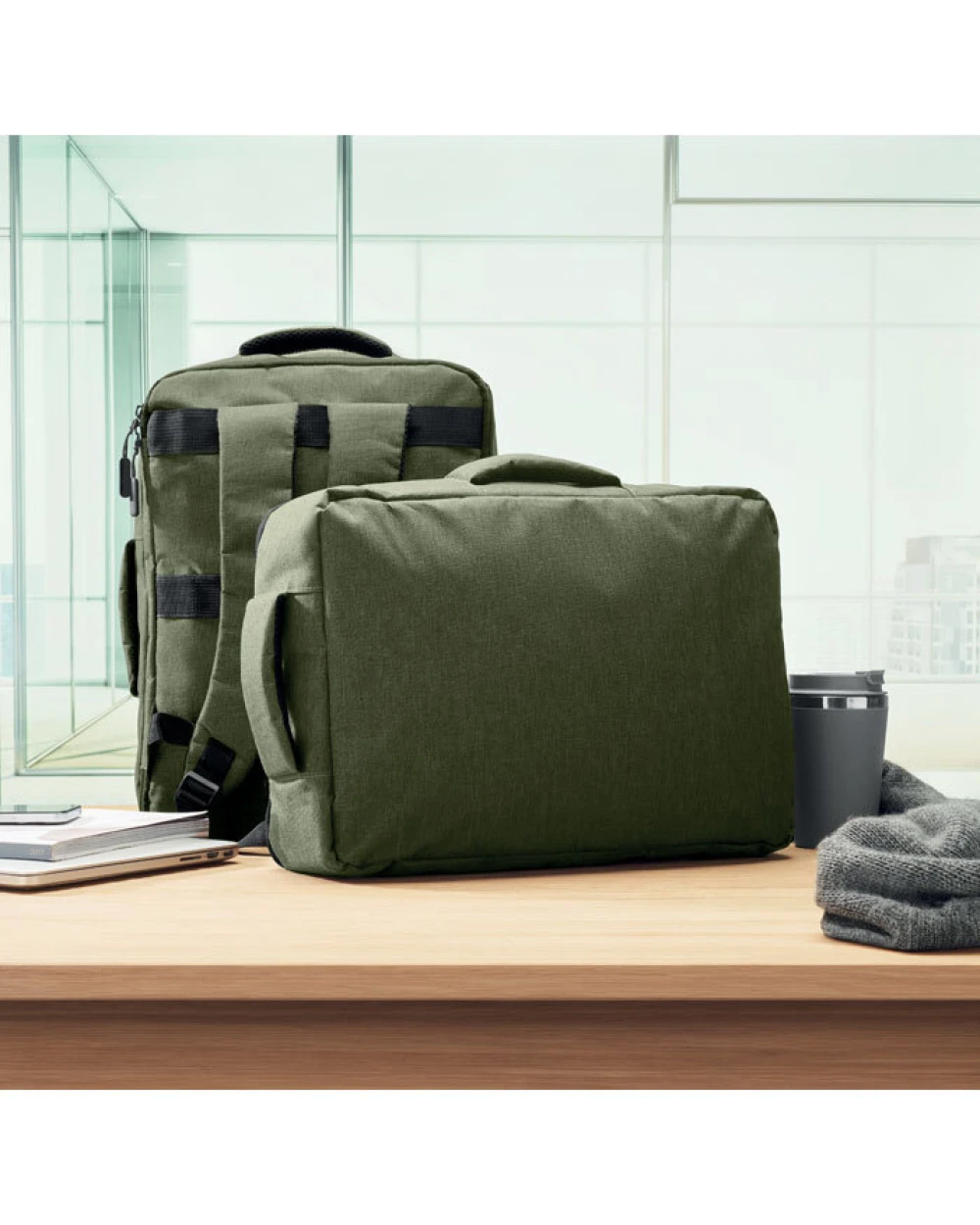 Tassen & Zakken 4DO Smalle 15 inch laptop rugzak voor bedrukking &amp; borduring