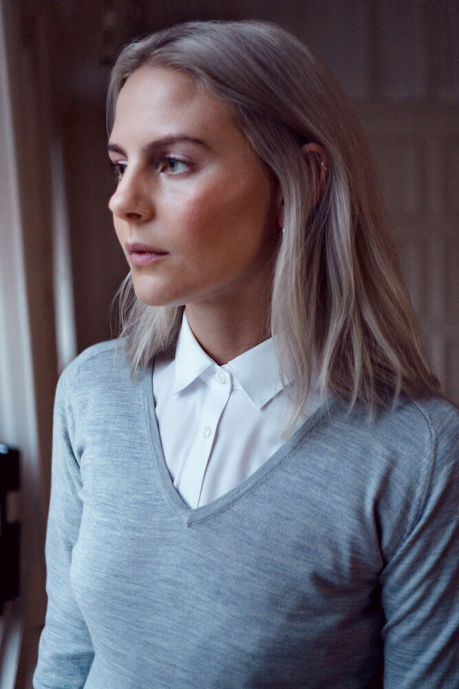 Truien J. HARVEST & FROST Merino V
Gebreide Sweater Dames voor bedrukking &amp; borduring