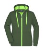 Sweat-shirts personnalisable JAMES & NICHOLSON Ladies' Doubleface Jacket