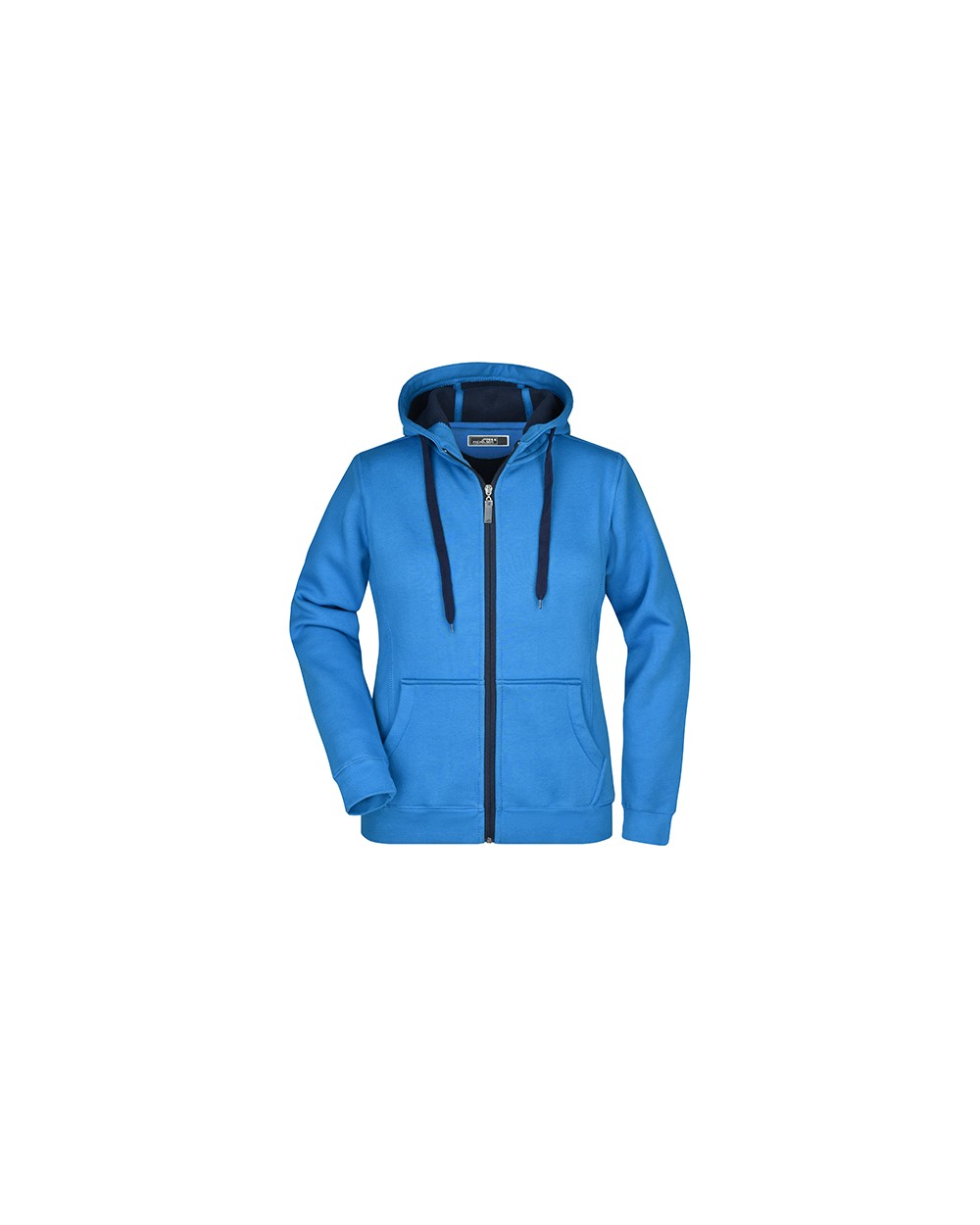 JAMES & NICHOLSON Ladies' Doubleface Jacket Sweatshirts personalisierbar