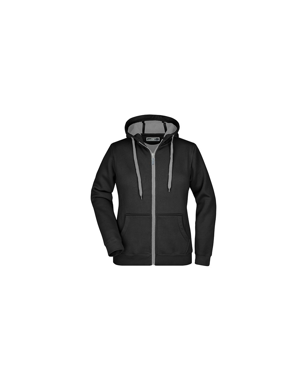 Sweaters & hoodies JAMES & NICHOLSON Ladies' Doubleface Jacket voor bedrukking &amp; borduring