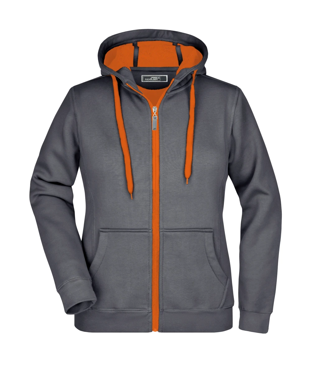 Sweat-shirts personnalisable JAMES & NICHOLSON Ladies' Doubleface Jacket
