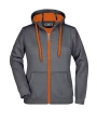 Sweaters & hoodies JAMES & NICHOLSON Ladies' Doubleface Jacket voor bedrukking &amp; borduring
