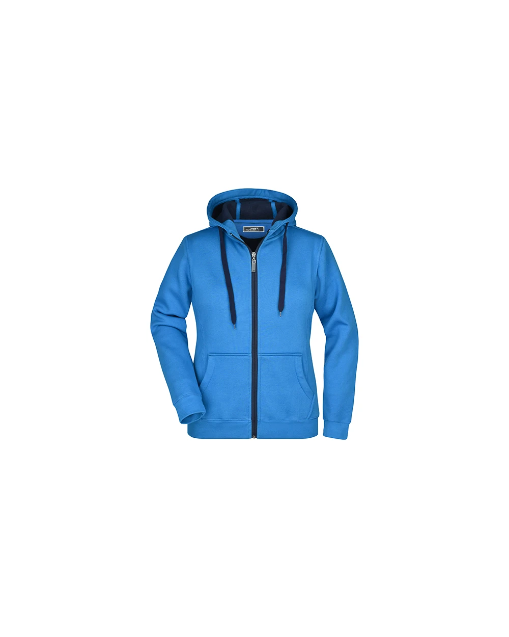 JAMES & NICHOLSON Ladies' Doubleface Jacket Sweatshirts personalisierbar
