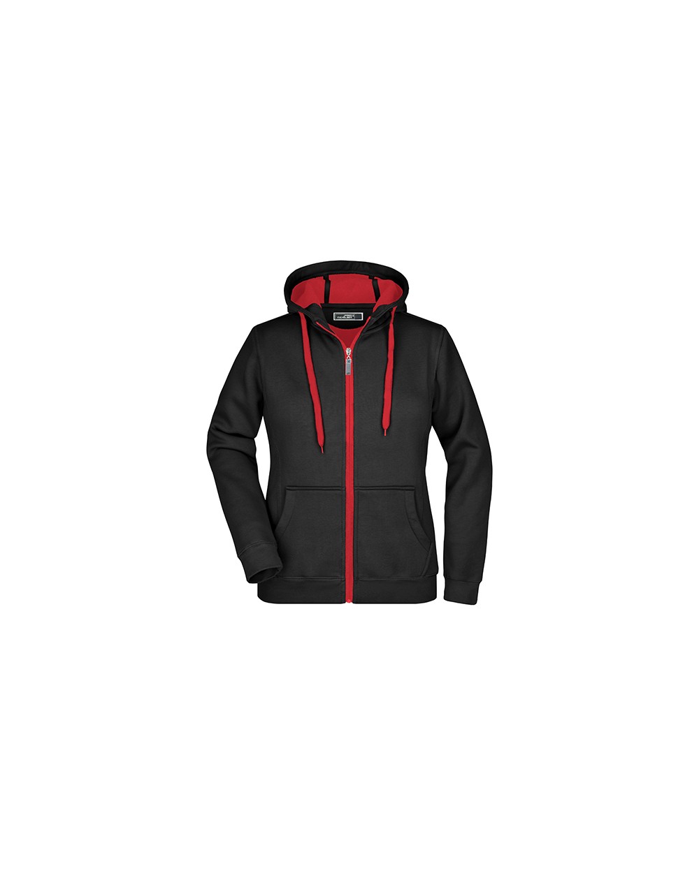 Sweaters & hoodies JAMES & NICHOLSON Ladies' Doubleface Jacket voor bedrukking &amp; borduring