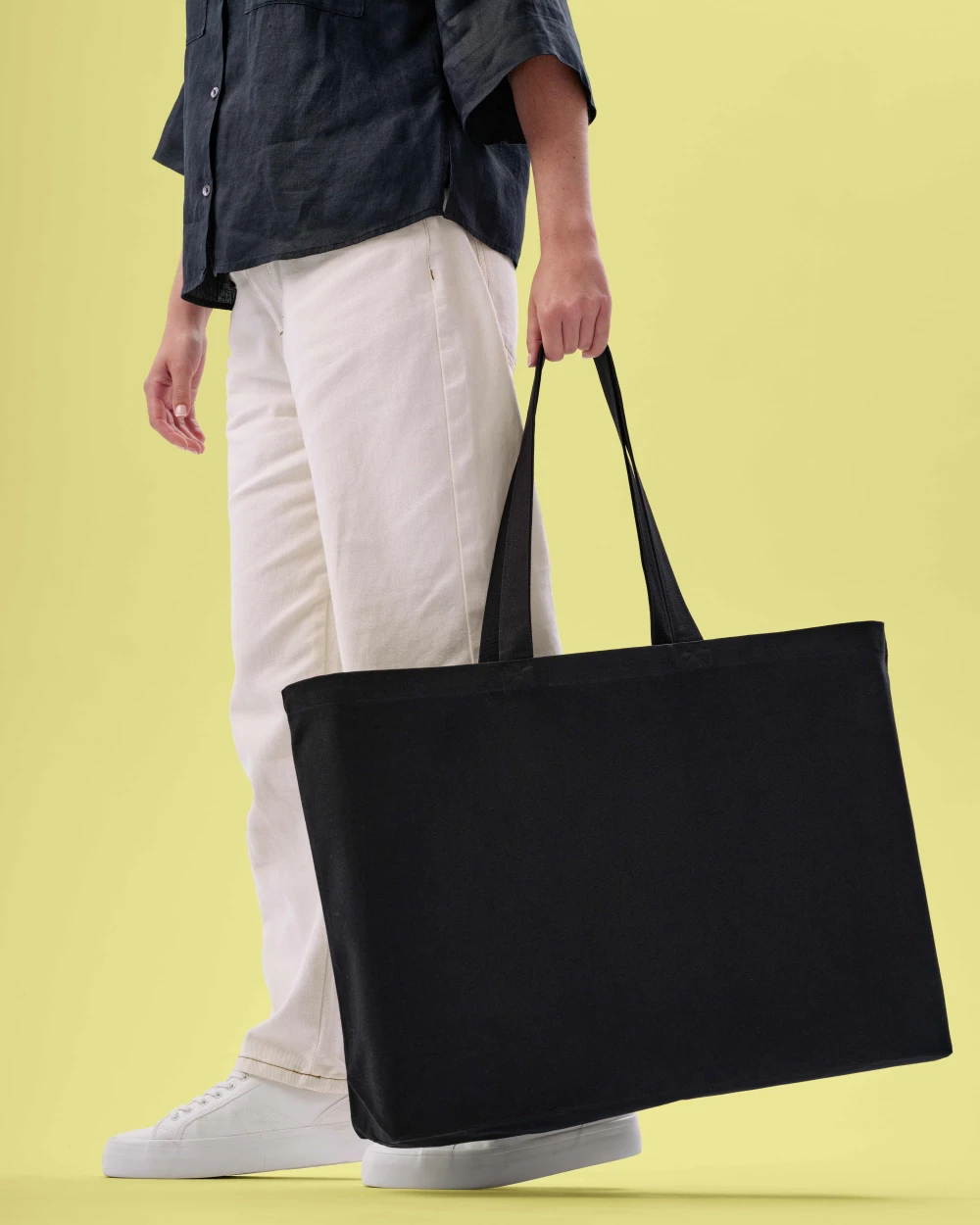 Tassen & Zakken NUTSHELL Billie recycled luxe maxi tote voor bedrukking &amp; borduring