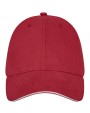 Petjes ELEVATE Darton 6 panel sandwich cap voor bedrukking &amp; borduring