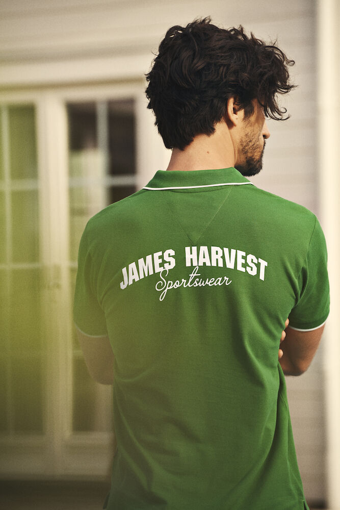 Polos personnalisable JAMES-HARVEST POLO GREENVILLE COUPE SLIM