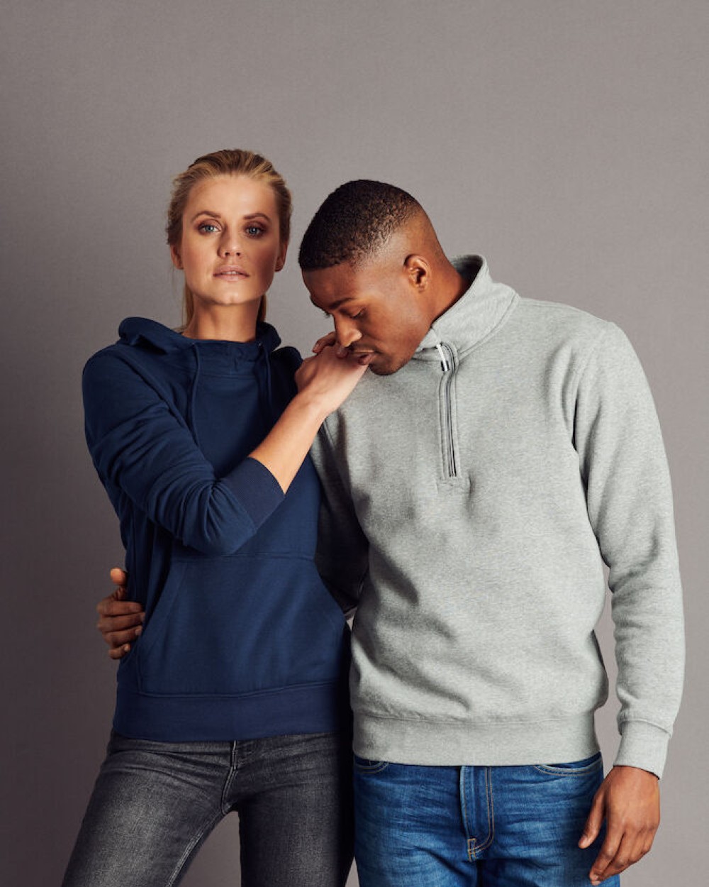 Sweat-shirts personnalisable PRINTER Rounders RSX
Sweater Halve Rits Unisex