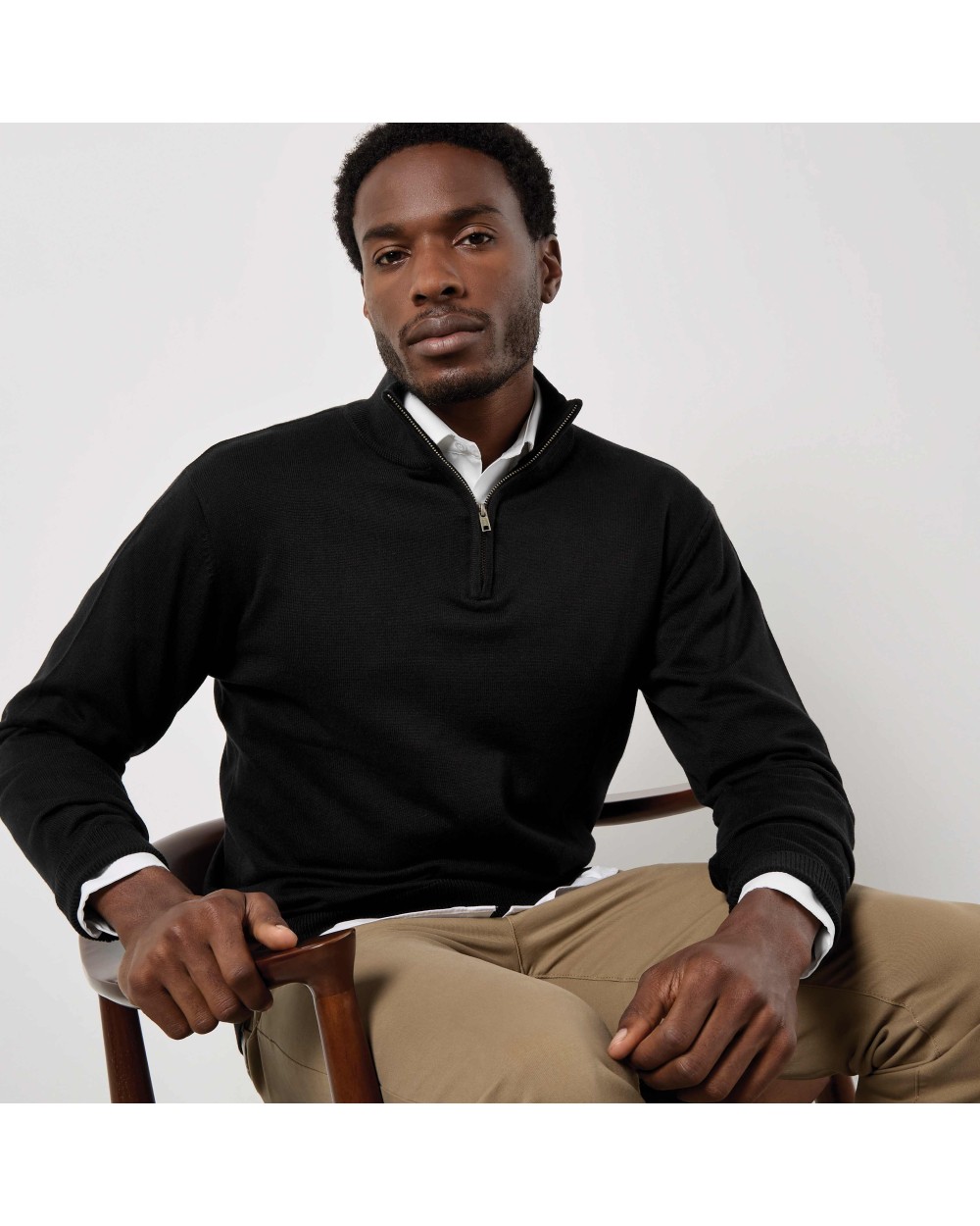 KUSTOM KIT Regular Fit Arundel 1/4 Zip Sweater Sweatshirts personalisierbar