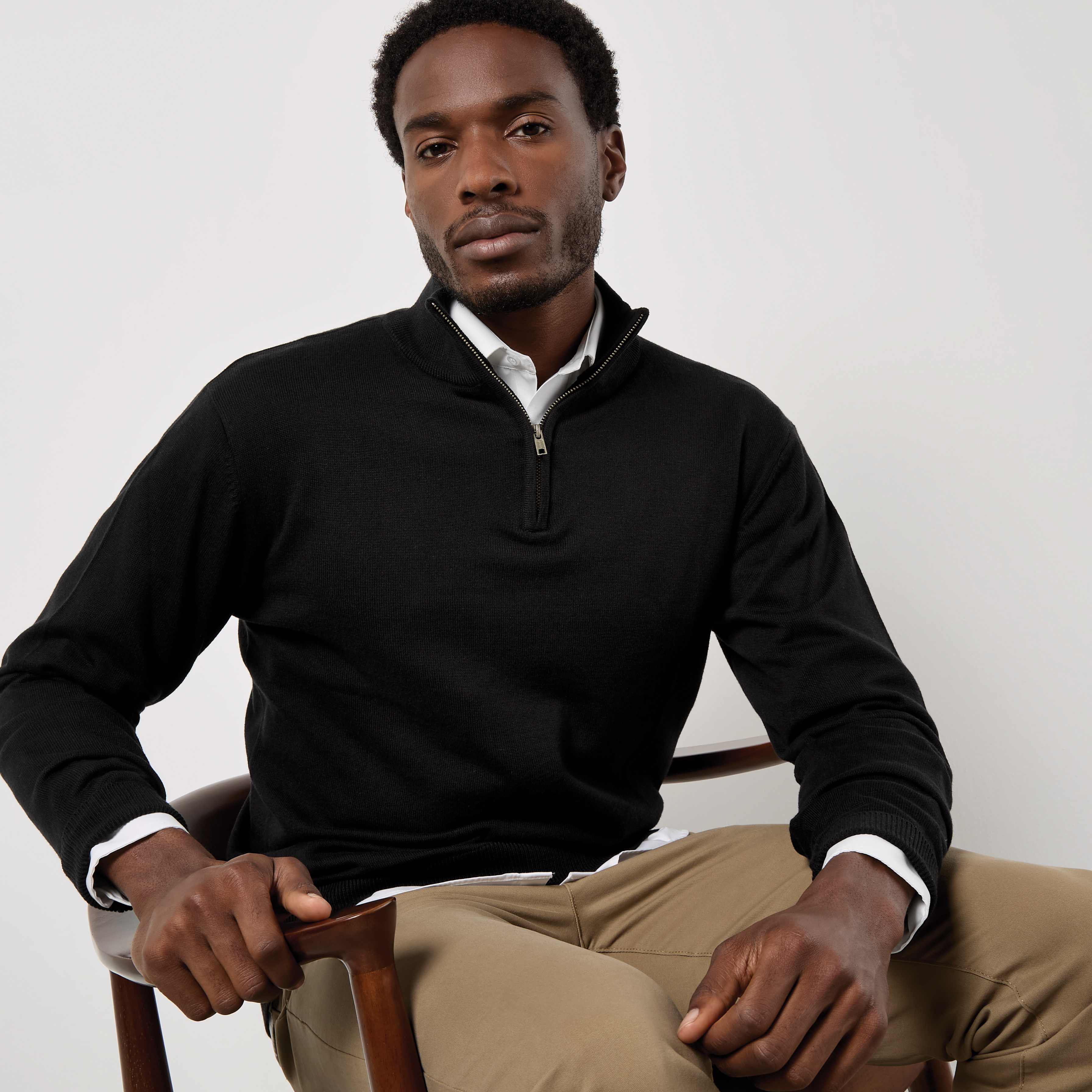 KUSTOM KIT Regular fit Arundel 1/4- zip sweater Sweatshirts personalisierbar