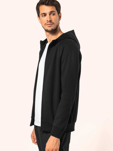 Sweat-shirts à personnaliser KARIBAN Veste zippée à capuche homme 