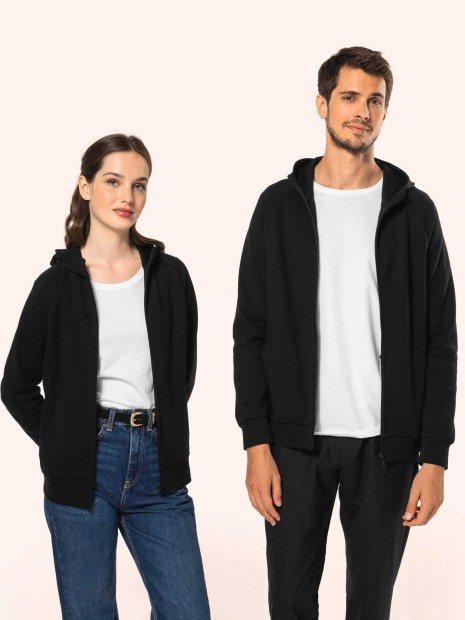 Sweat-shirts à personnaliser KARIBAN Veste zippée à capuche homme 