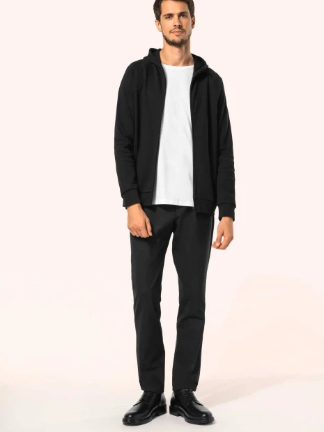 Sweat-shirts à personnaliser KARIBAN Veste zippée à capuche homme 