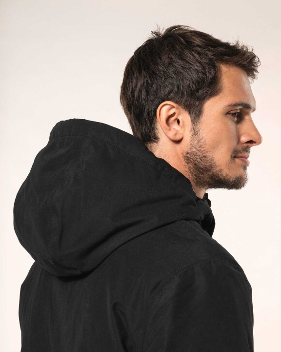 Jassen KARIBAN Waterdichte herenparka voor bedrukking &amp; borduring