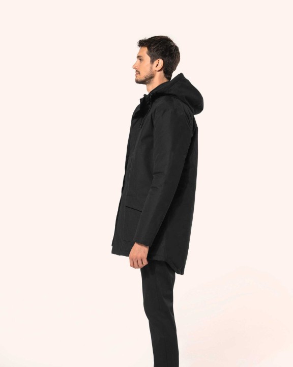 Jassen KARIBAN Waterdichte herenparka voor bedrukking &amp; borduring