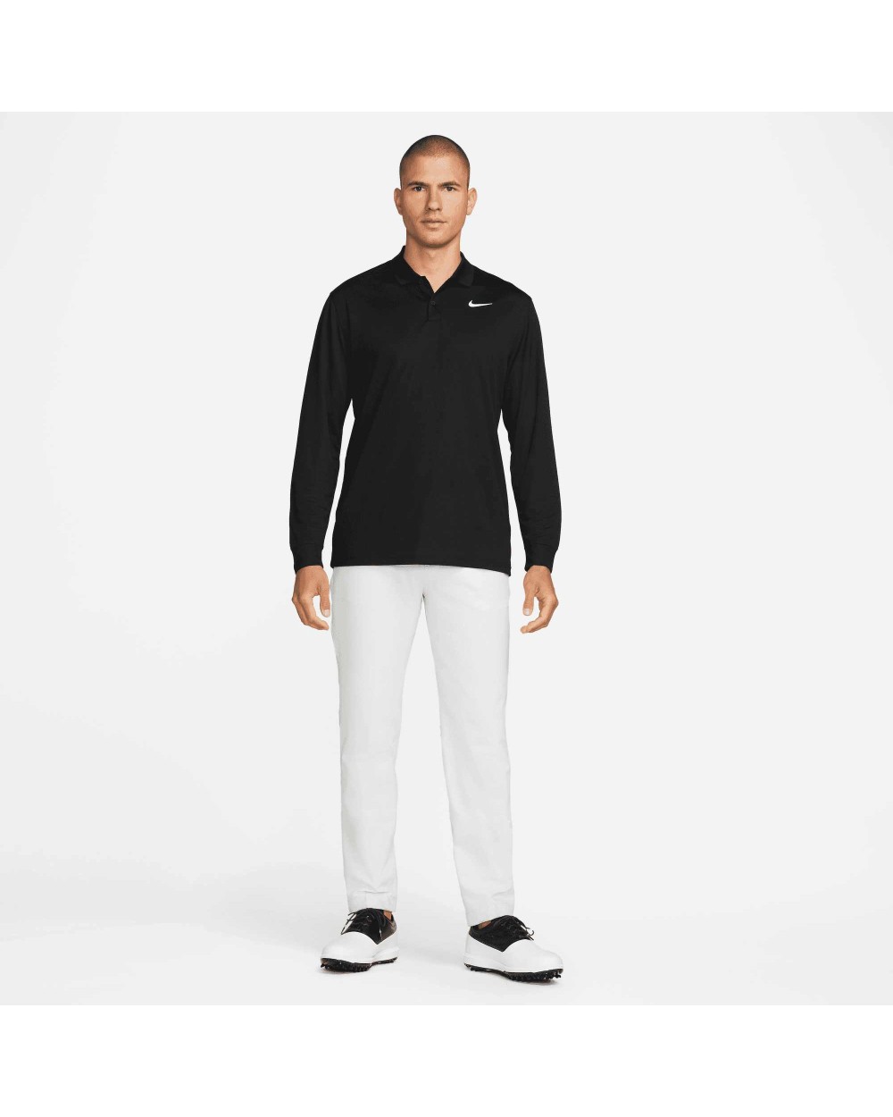 Polo's NIKE Nike Dri-FIT Victory solid long sleeve polo voor bedrukking &amp; borduring