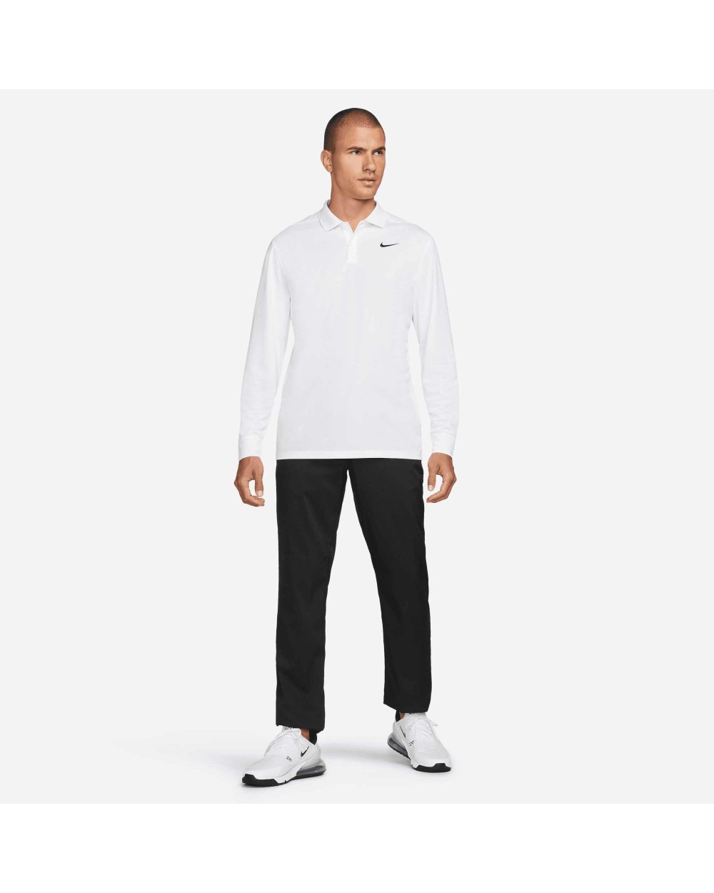 Polo's NIKE Nike Dri-FIT Victory solid long sleeve polo voor bedrukking &amp; borduring