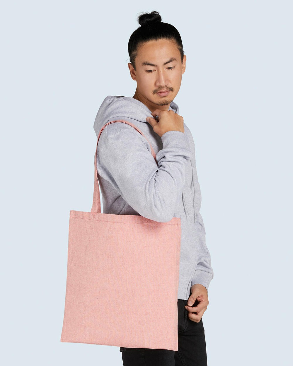 Tote bags SG CLOTHING Recycled Cotton/Polyester Tote LH voor bedrukking &amp; borduring