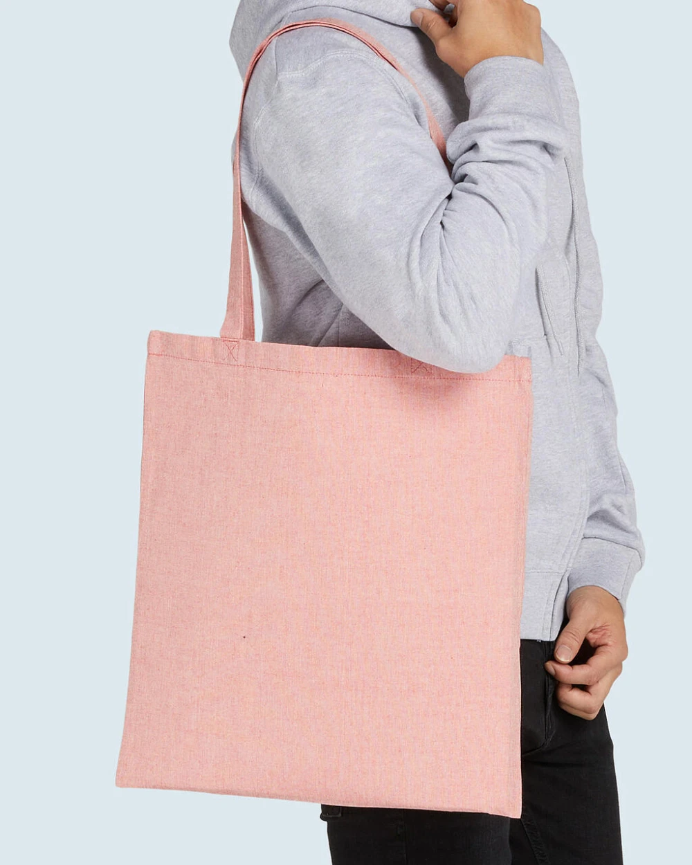 Tote bags SG CLOTHING Recycled Cotton/Polyester Tote LH voor bedrukking &amp; borduring