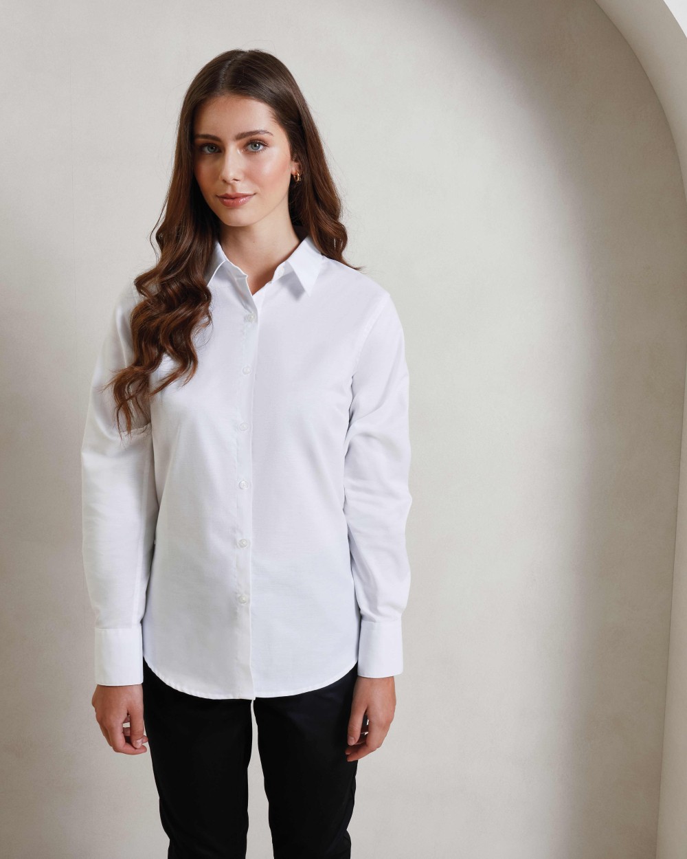 Hemden PREMIER Women's signature Oxford long sleeve shirt voor bedrukking &amp; borduring