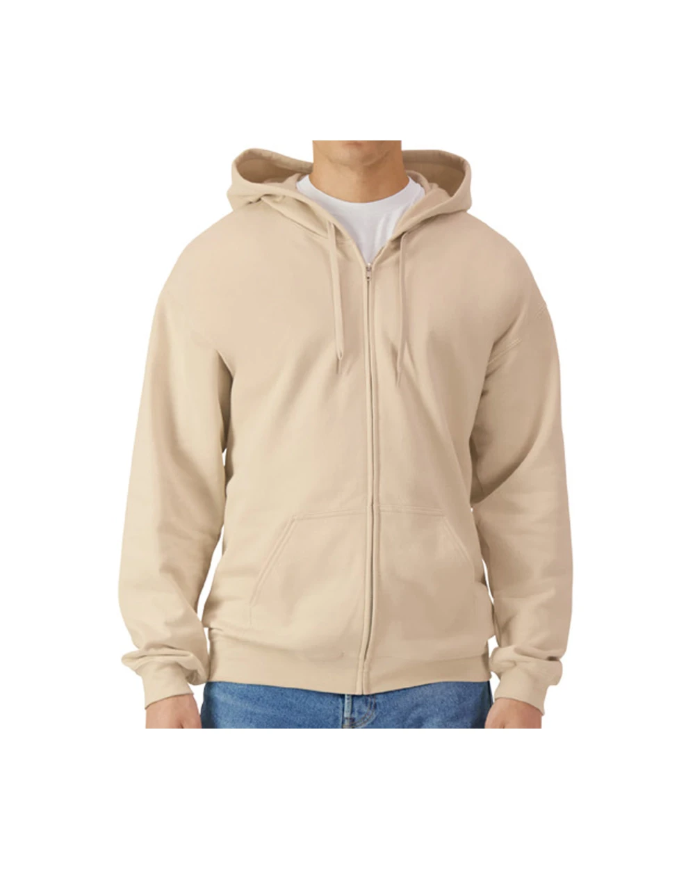 GILDAN SOFTSTYLE MIDWEIGHT FLEECE ADULT FULL ZIP HOODED SWEATSHIRT Sweatshirts personalisierbar
