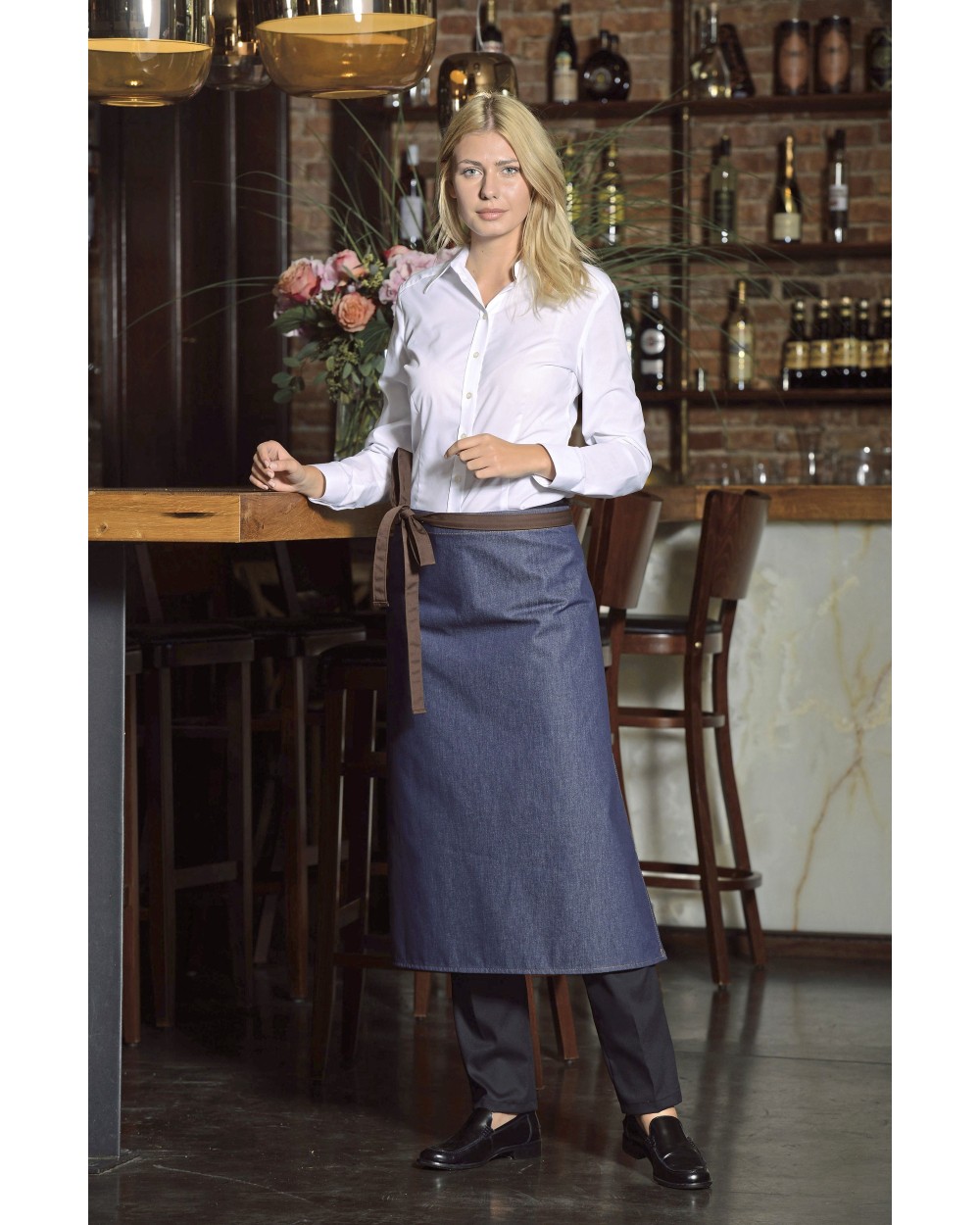 C.G. WORKWEAR Bistro Apron Pizzone Jeans Schürzen personalisierbar
