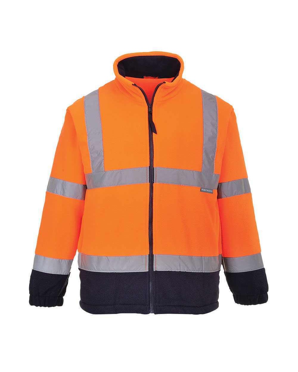PORTWEST Hi-vis mesh-lined fleece (F300) Polar Fleeces personalisierbar
