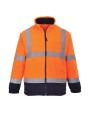 PORTWEST Hi-vis mesh-lined fleece (F300) Polar Fleeces personalisierbar