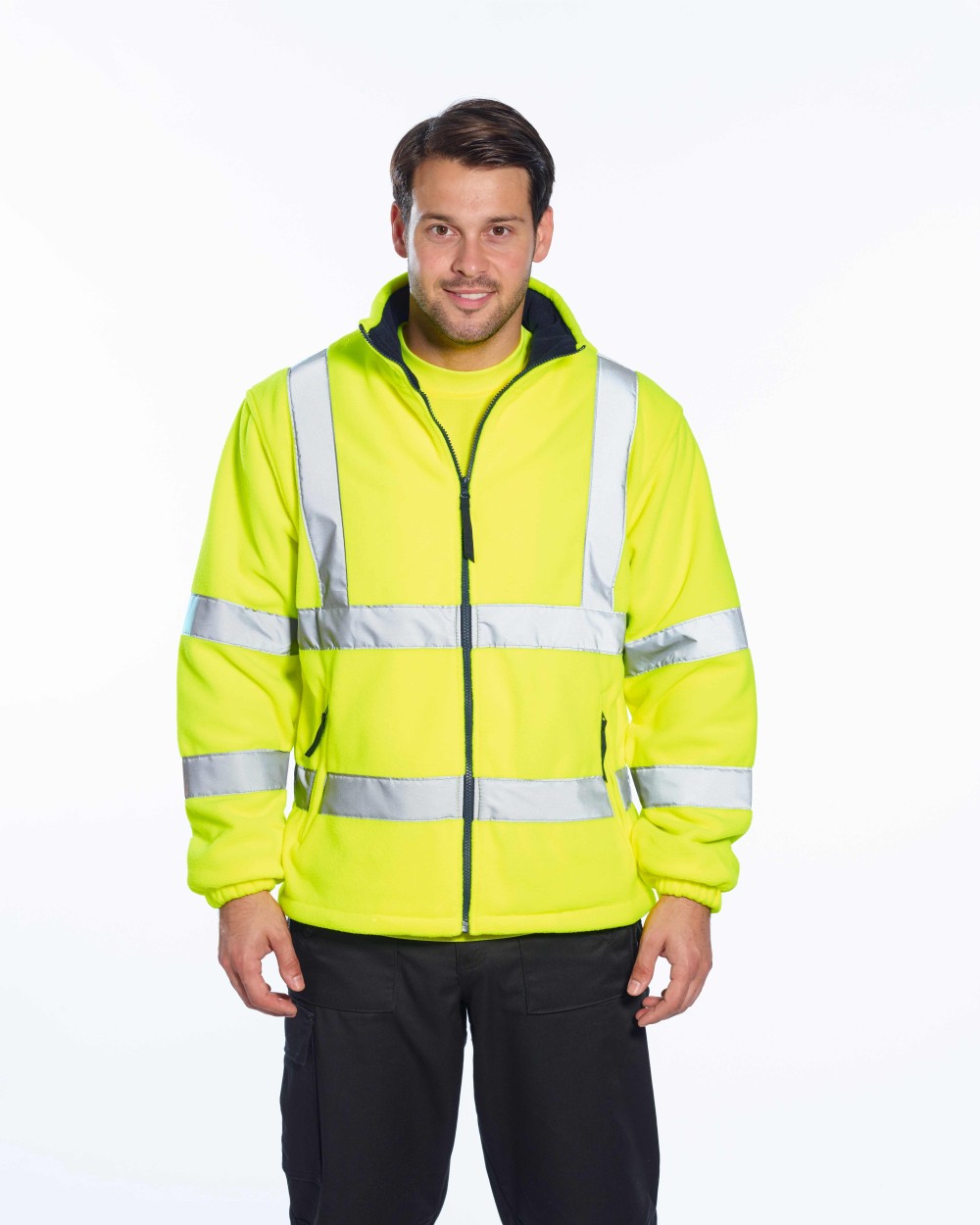 Laines polaires personnalisable PORTWEST Polaire doublure filet de haute visibilité