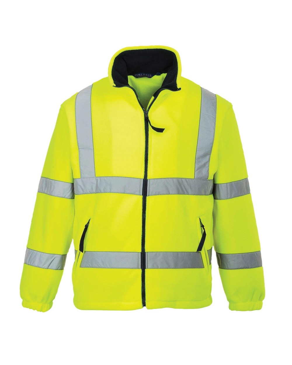 PORTWEST Hi-vis mesh-lined fleece (F300) Polar Fleeces personalisierbar