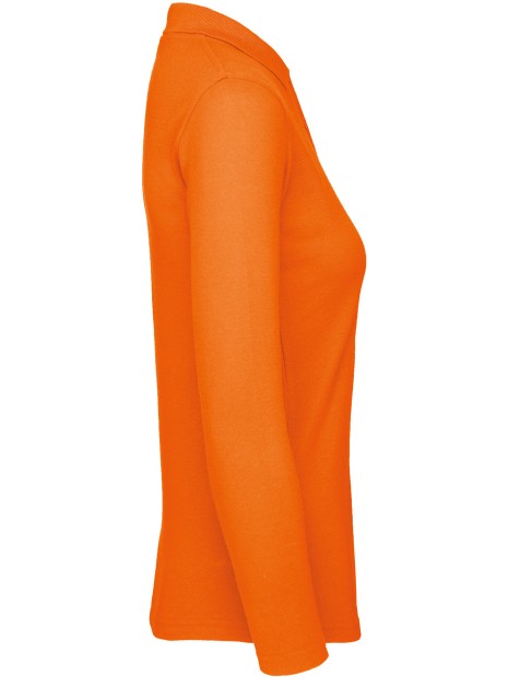 B&C Polo femme ID.001 manches longues /api/colors/d51260d5-b263-4200-988d-ee19f414959e personnalisable