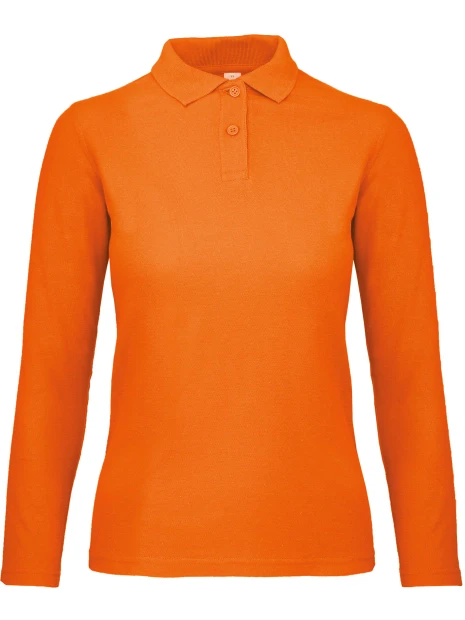 B&C Polo femme ID.001 manches longues /api/colors/d51260d5-b263-4200-988d-ee19f414959e personnalisable
