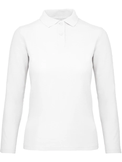 B&C Polo femme ID.001 manches longues /api/colors/7a92cd2d-10d2-40b4-928b-296bb7487506 personnalisable