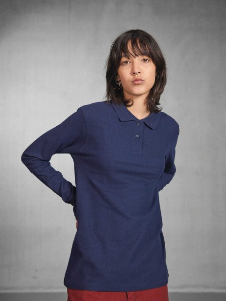 Polos à personnaliser B&C Polo femme ID.001 manches longues 